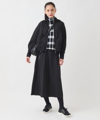 異素材ジョイントニットスカート | HIROKO BIS (Women)/ヒロコビス