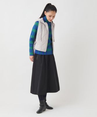 異素材ジョイントニットスカート | HIROKO BIS (Women)/ヒロコビス