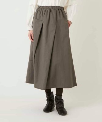 ＜HIROKO BIS (Women)＞ステッチデザインフレアスカート　／洗える