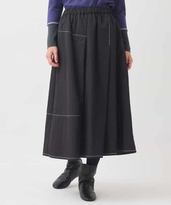 ＜HIROKO BIS (Women)＞ステッチデザインフレアスカート　／洗える