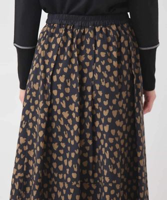 ドット柄フレアスカート　hyeon ヘヨン ドット柄フレアスカート hyeon ヘヨン