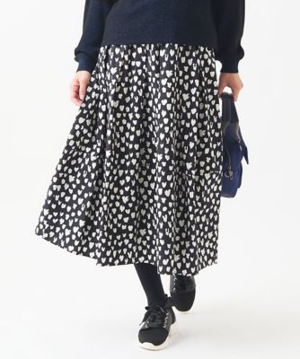 新品　タグあり　HIROKO BIS フレアスカート　ヒロコビス　黒　ブラック HIROKO BIS（ヒロコ ビス）のスカート｜おすすめから探す