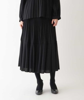 ＜HIROKO BIS (Women)＞【洗える】ニュアンスプリーツスカート