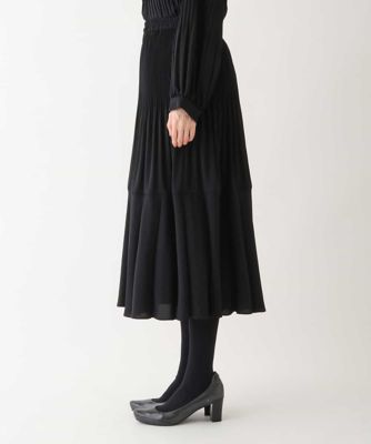 【洗える】ニュアンスプリーツスカート