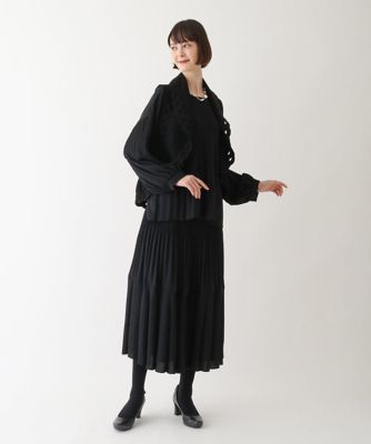 【洗える】ニュアンスプリーツスカート