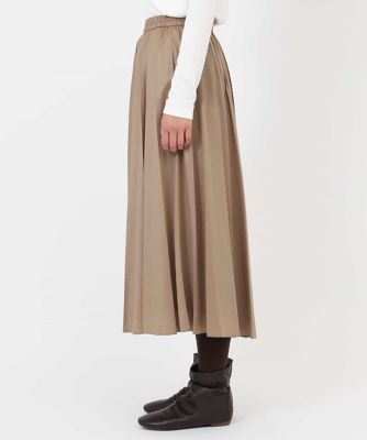 【洗える】レザーライクエレガンスプリーツスカート