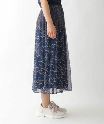 ☆HIROKO BIS☆カットワークが素敵なスカート♡濃紺　合わせやすい HIROKO BIS（ヒロコ ビス）のスカート｜おすすめから探す