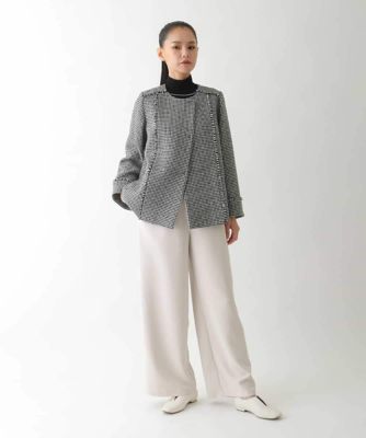 千鳥チェックツイードジャケット | HIROKO BIS (Women
