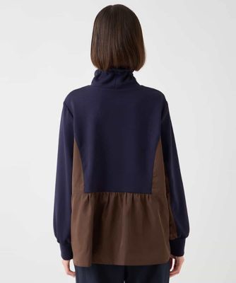 HIROKO KOSHINO / ヒロココシノ タフタジョイントハイネックプルオーバー /洗える タフタジョイントハイネックプルオーバー ／洗える | HIROKO BIS