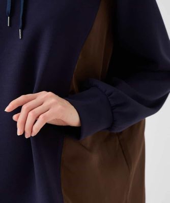 HIROKO KOSHINO / ヒロココシノ タフタジョイントハイネックプルオーバー /洗える タフタジョイントハイネックプルオーバー ／洗える | HIROKO BIS