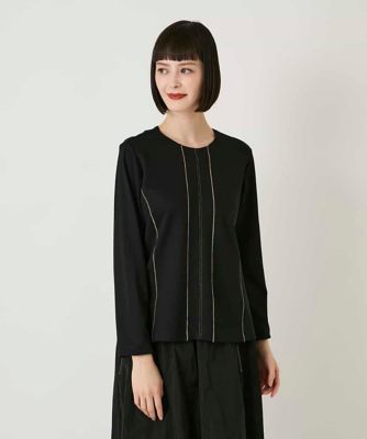 ＜HIROKO BIS (Women)＞ラインアクセントポンチプルオーバー　／洗える