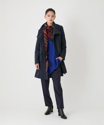 アシンメトリーヘム異素材ミックスチュニック | HIROKO BIS (Women