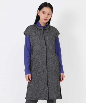 通販 千鳥ジャカードロングジレ | (Women)/ヒロコビス BIS HIROKO トップス