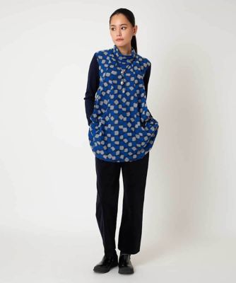 起毛ブロックサイド切り替えデザインチュニック ／洗える | HIROKO BIS