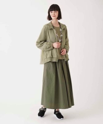 チュールジョイントカットソー　／洗濯機で洗える