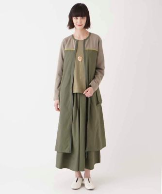 チュールジョイントカットソー　／洗濯機で洗える
