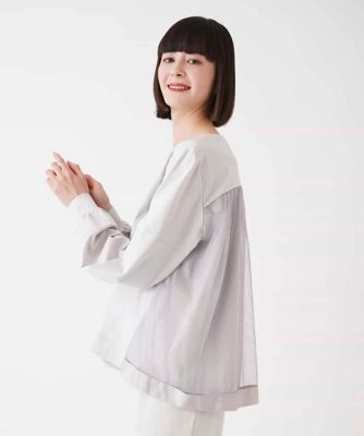 チュールジョイントカットソー　／洗濯機で洗える
