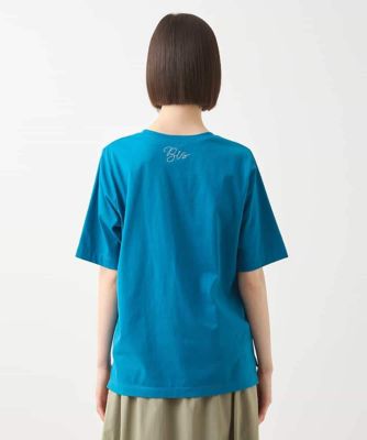 ステッチ刺繍デザインＴシャツ　／洗える
