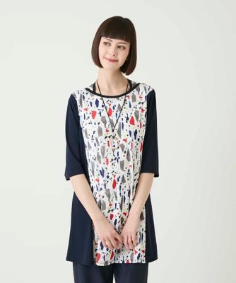 昭和デザイン　BIGIビギ　花柄カットソー　日本製 個性的 昭和デザイン BIGIビギ 花柄カットソー 日本製 個性的の通販 by ミント