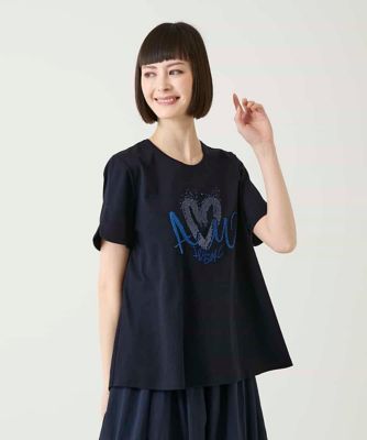 カットソー　３2   スパンコール　新品 スパンコールハートデザインカットソー | HIROKO BIS (Women