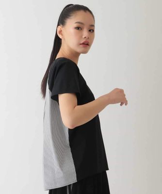 【ＵＶ／遮熱性／接触冷感】バックジョイントフレンチスリーブカットソー　／洗濯機で洗える