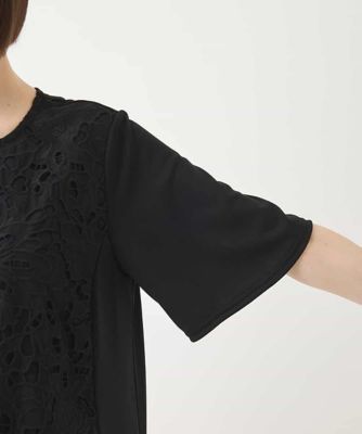 カットワークデコ刺繍チュニック　／洗える