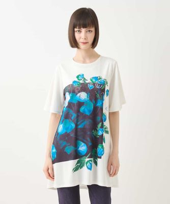 ＜HIROKO BIS (Women)＞ボタニカルフォトプリントチュニック