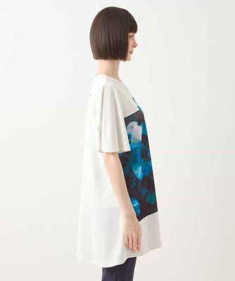 ボタニカルフォトプリントチュニック