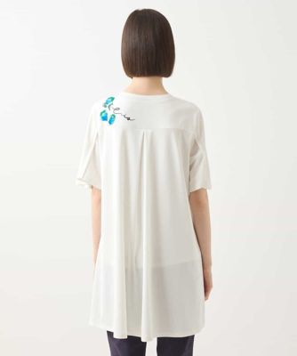 ボタニカルフォトプリントチュニック