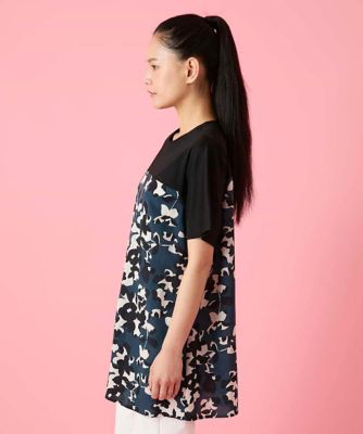 フラワープリント異素材コンビチュニック | HIROKO BIS (Women