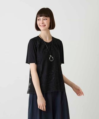 エンブロイダリーチュールカットソー | HIROKO BIS (Women)/ヒロコビス