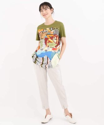 洗える】グラフィカルアートプリントチュニック | HIROKO BIS (Women