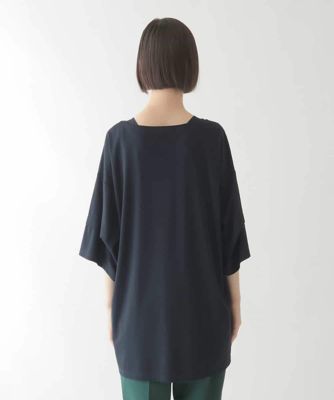 アートプリント ダークグリーン チュニック アートプリント切り替えデザインチュニック ／洗える | HIROKO
