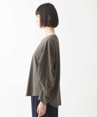 ギャザースリーブジャージープルオーバー　／洗える