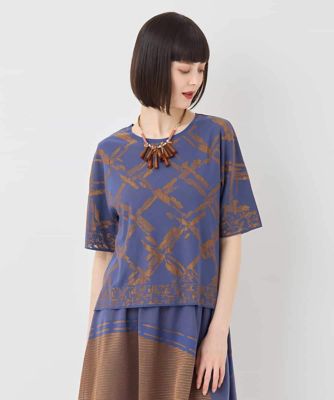 ＜HIROKO BIS (Women)＞配色ジャカードプルオーバー　／洗える