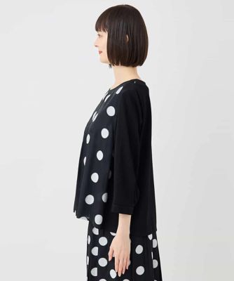 ドットジャカードカットソー | HIROKO BIS (Women)/ヒロコビス | 三越