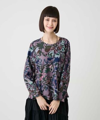 極美品✨シビラ 25SS ボタニカルエンブロイダリースムースカットソー 完売品 ボタニカルプリントダンボールカットソー ／洗濯機で洗える | HIROKO