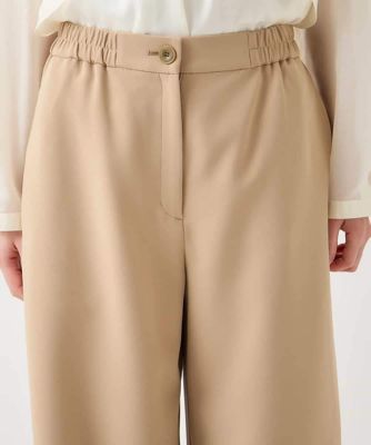 ダブルクロスワイドパンツ ／洗える | HIROKO BIS (Women)/ヒロコビス