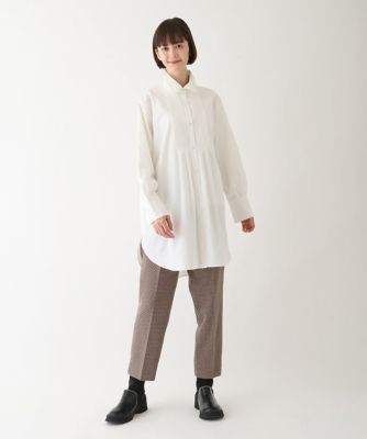 【洗える／日本製】ダイヤ柄ジャカードスリムパンツ
