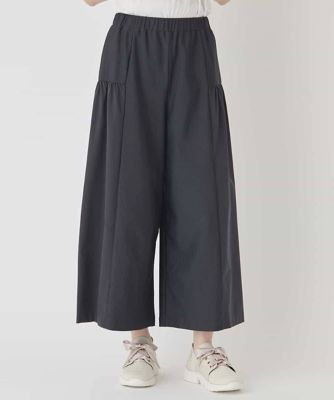 日本製】エアシルキー切り替えギャザーパンツ | HIROKO BIS (Women