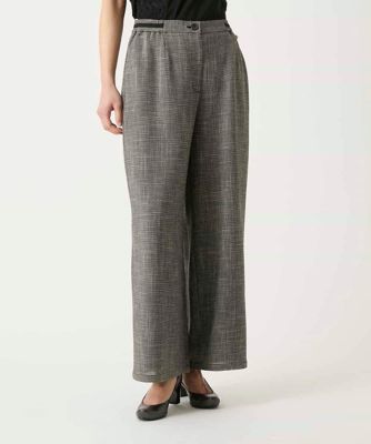 ＜HIROKO BIS (Women)＞ツイーディーメッシュワイドパンツ