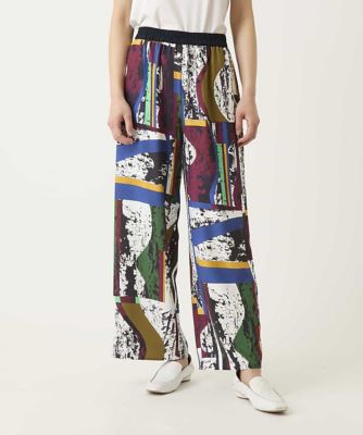 ＜HIROKO BIS (Women)＞アートパネルデザインワイドパンツ