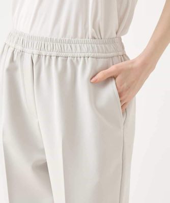 【接触冷感】センタークリースストレッチパンツ　／洗濯機で洗える