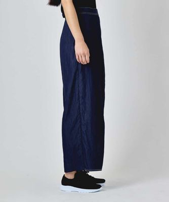 ヒロコビスデニムパンツ デニムライクツイルラップデザインパンツ | HIROKO BIS (Women
