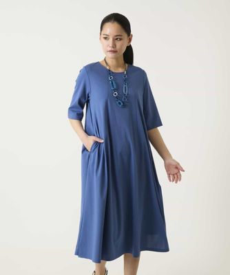 ＜HIROKO BIS (Women)＞切り替えフレアジャージーワンピース