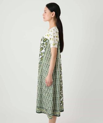 ペイズリー柄Aラインワンピース ／洗える | HIROKO BIS (Women