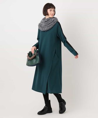 セール】 タックドレープジャージードレス /洗濯機で洗える