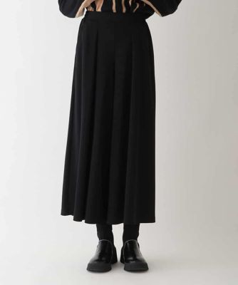 ＜HIROKO BIS (Women)＞【洗濯機で洗える】タックドレープフレアパンツ