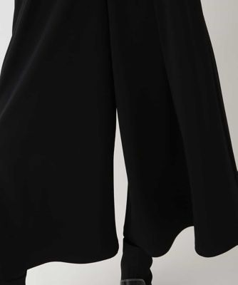 【洗濯機で洗える】タックドレープフレアパンツ