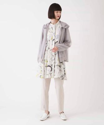スリムシルエットジャージーパンツ　／洗濯機で洗える